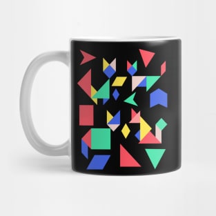 Geometric Cats colourful Mug